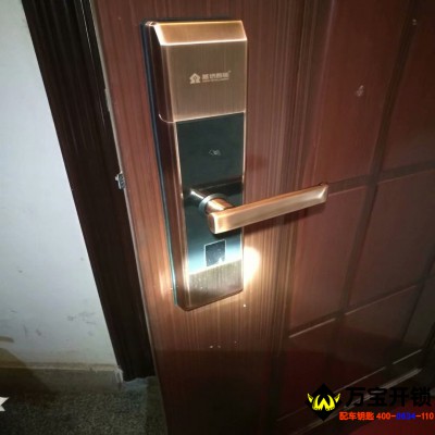 莱芜高档小区装基信E6008指纹锁，智能锁